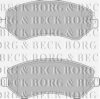 BORG & BECK BBP1830 Brake Pad Set, disc brake